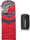 MalloMe Sleeping Bags for Adults Cold Weather & Warm - Backpacking Camping Sleeping Bag for Kids 10-12, Girls, Boys - Lightweight Compact Camping Essentials Gear Accessories Hiking Sleep Must Haves (50°F to 77°F)