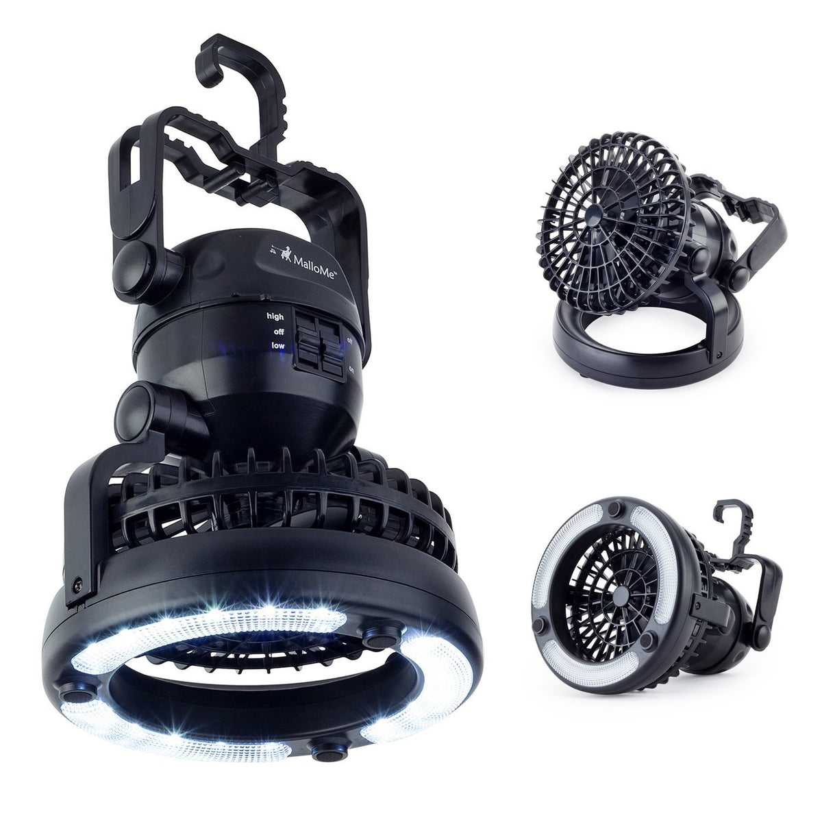 LED Camping Tent Lantern Fan – MalloMe