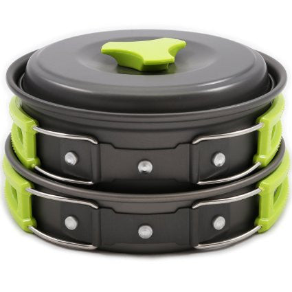 10 Piece Camping Cookware Mess Kit - MalloMe
