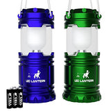 LED Camping Lantern Set of 2 Red & Purple - MalloMe