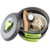 10 Piece Camping Cookware Mess Kit - MalloMe