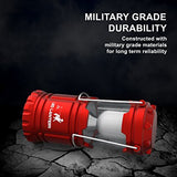 LED Camping Lantern Set of 2 Red & Purple - MalloMe