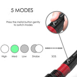 LED Rechargeable Flashlight Torch - MalloMe