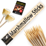 100 Pack 30 Inch Bamboo Roasting Sticks - MalloMe