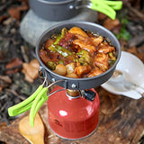 10 Piece Camping Cookware Mess Kit - MalloMe