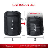 Double Camping Sleeping Bag in Red - MalloMe