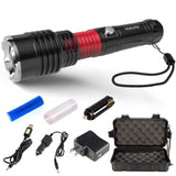 LED Rechargeable Flashlight Torch - MalloMe