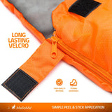 Double Camping Sleeping Bags in Orange - MalloMe