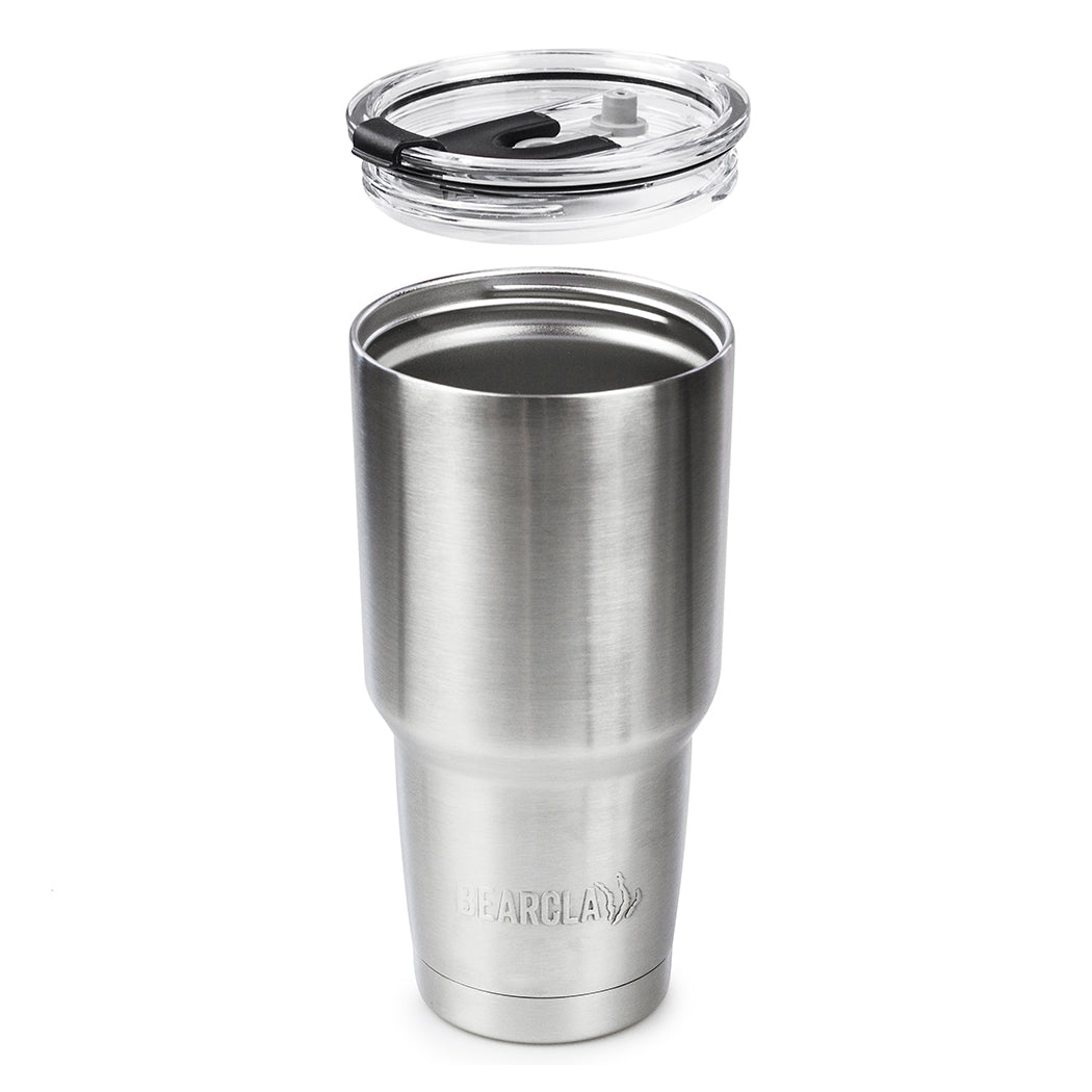 Stainless　Steel　Bearclaw　MalloMe　With　Insulated　Tumbler　Straw　Coffee