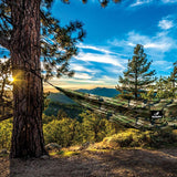 Double Portable Camping Hammock With Ropes - Military Camo