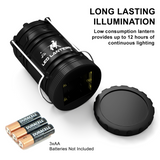 MalloMe Camping Lantern LED Emergency Light Battery Powered 4 Pack - MalloMe