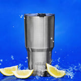 Bearclaw Tumbler With Straw - Insulated Stainless Steel Coffee Mug Travel Cup For Water - 2 Leak-Proof Lids, Metal Straw, Brush, Handle - 30 oz