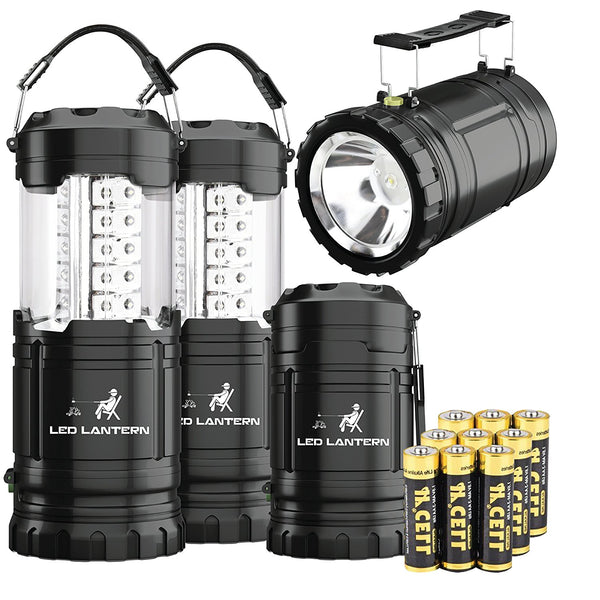 2-IN-1 LED Camping Lantern & Flashlight – MalloMe