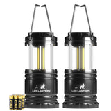 LED Camping Lantern Flashlights 2 Pack - MalloMe