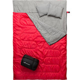 Double Camping Sleeping Bag in Red - MalloMe