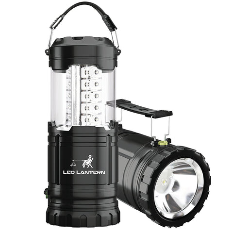 LED Camping Lantern Flashlights - MalloMe
