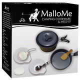 Camping Cookware Mess Kit  (2 Liter Pot) - MalloMe