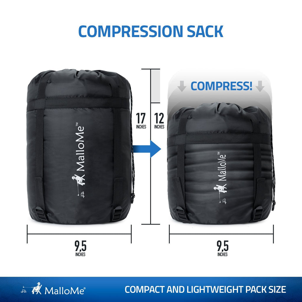 Single Camping Sleeping Bags Blue MalloMe