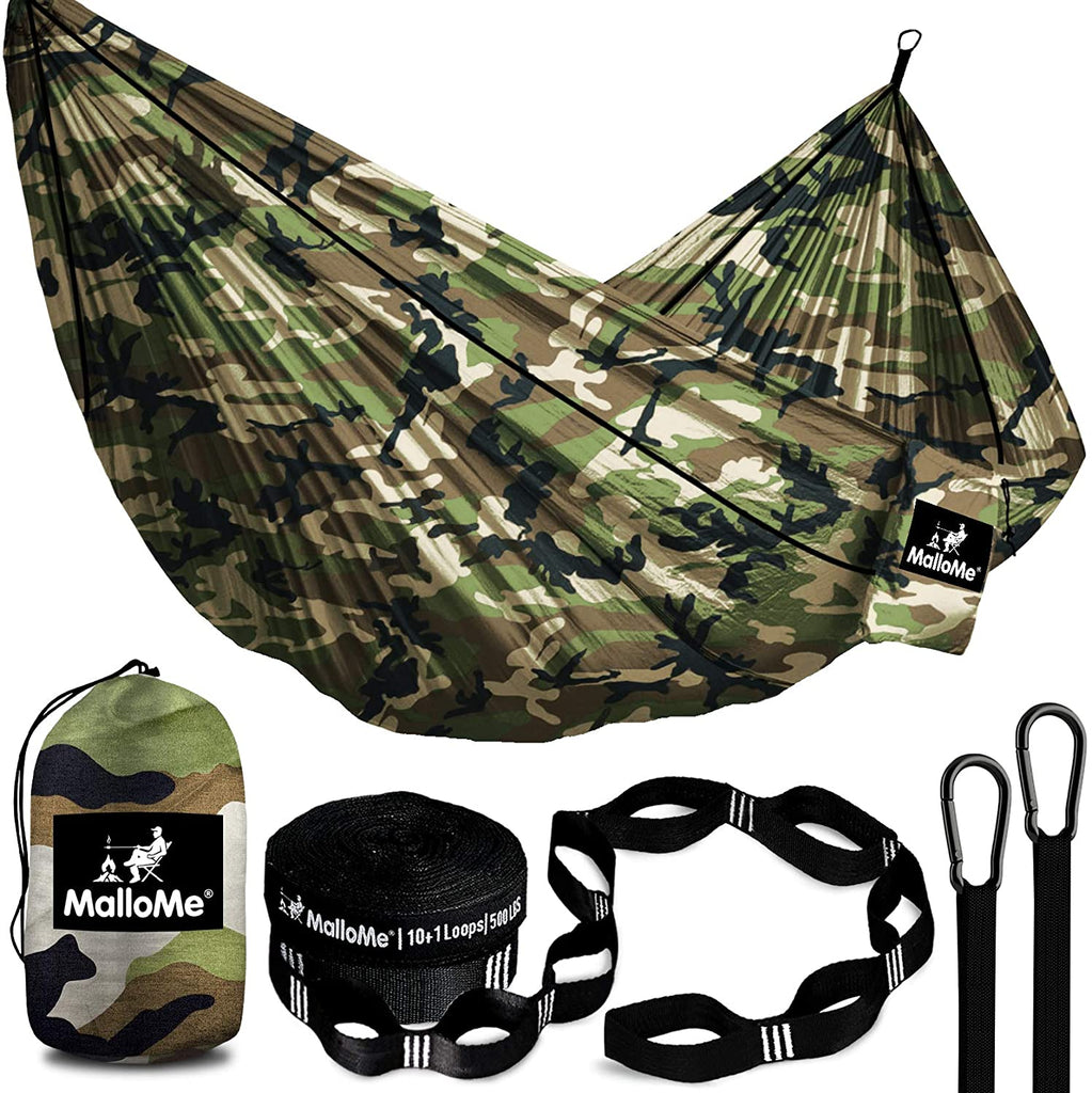 militär hängematte Double Portable Camping Hammock With Straps