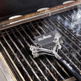 GrillGuru BBQ Grill Brush - Extra Strong BBQ Cleaner - Safe Wire Bristles Stainless Steel Barbecue Triple Scrubber Cleaning Brush for Gas and Chargoal Grilling Grates