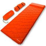 MalloMe Sleeping Pad Camping Air Mattress – Self Inflating Mat Bed Orange - MalloMe