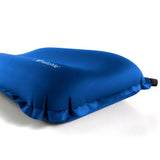 MalloMe Inflatable Camping Travel Pillow Soft Foam Blue - MalloMe