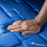 MalloMe Sleeping Pad Camping Air Mattress – Self Inflating Mat Bed Blue - MalloMe